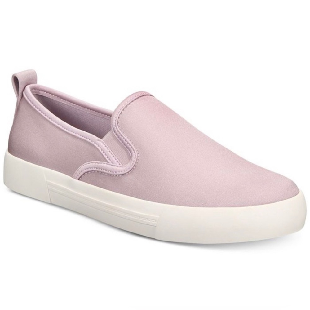 Call it spring purple flat slip on Sneakers shoes.